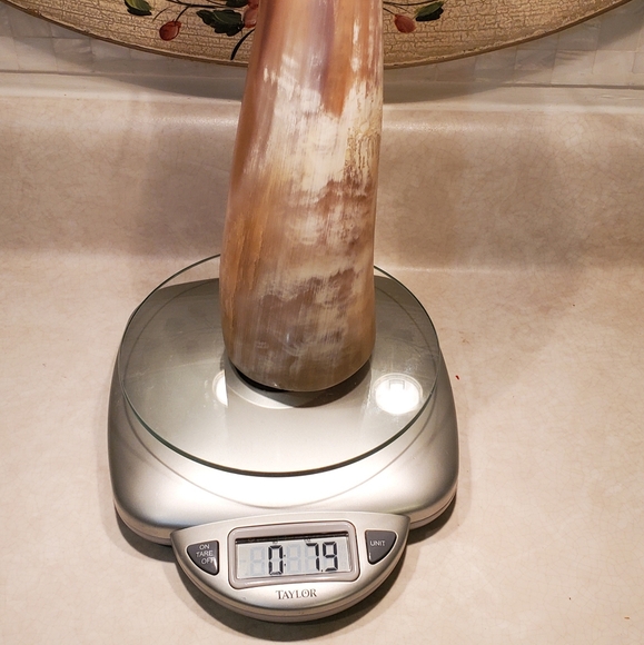 Genuine Cattle Horn Powder Horn - Picture 7 of 8